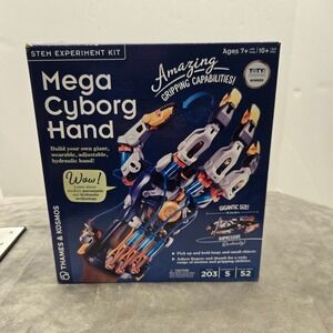 Thames & Kosmos Mega Cyborg Hand STEM Experiment Kit Hydraulic Robotics New